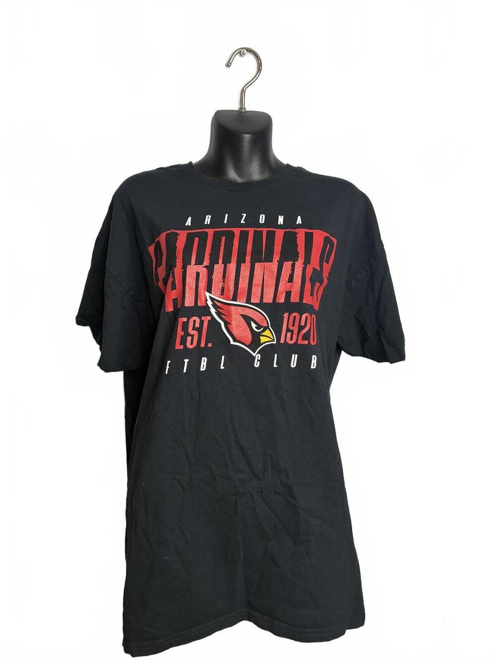 Arizona Cardinals NFL Black Cotton T-Shirt Men's XL